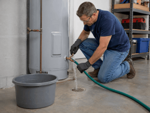 how to flush water heater