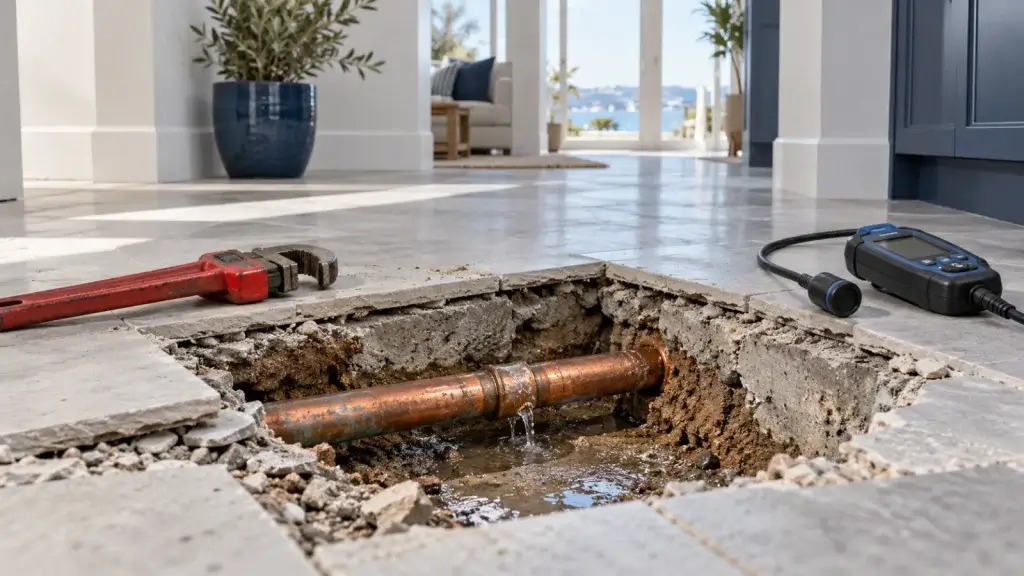 Slab Leak Repair